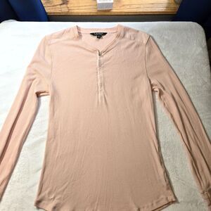 Lauren Ralph Lauren Shirt Womens Sz XL Pink  1/4 Zip Pullover